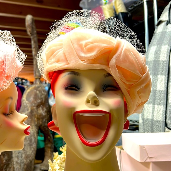 Noreen Fashion Accessories - Noreen Fashion Pink Vintage Hat